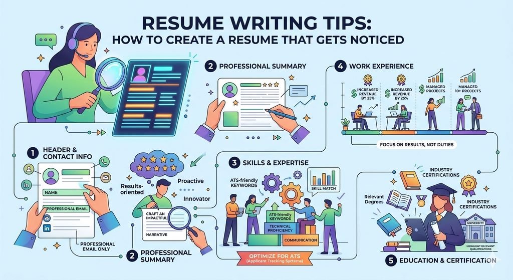 Resume Writing Tips: How to Create a Resume That Gets Noticed